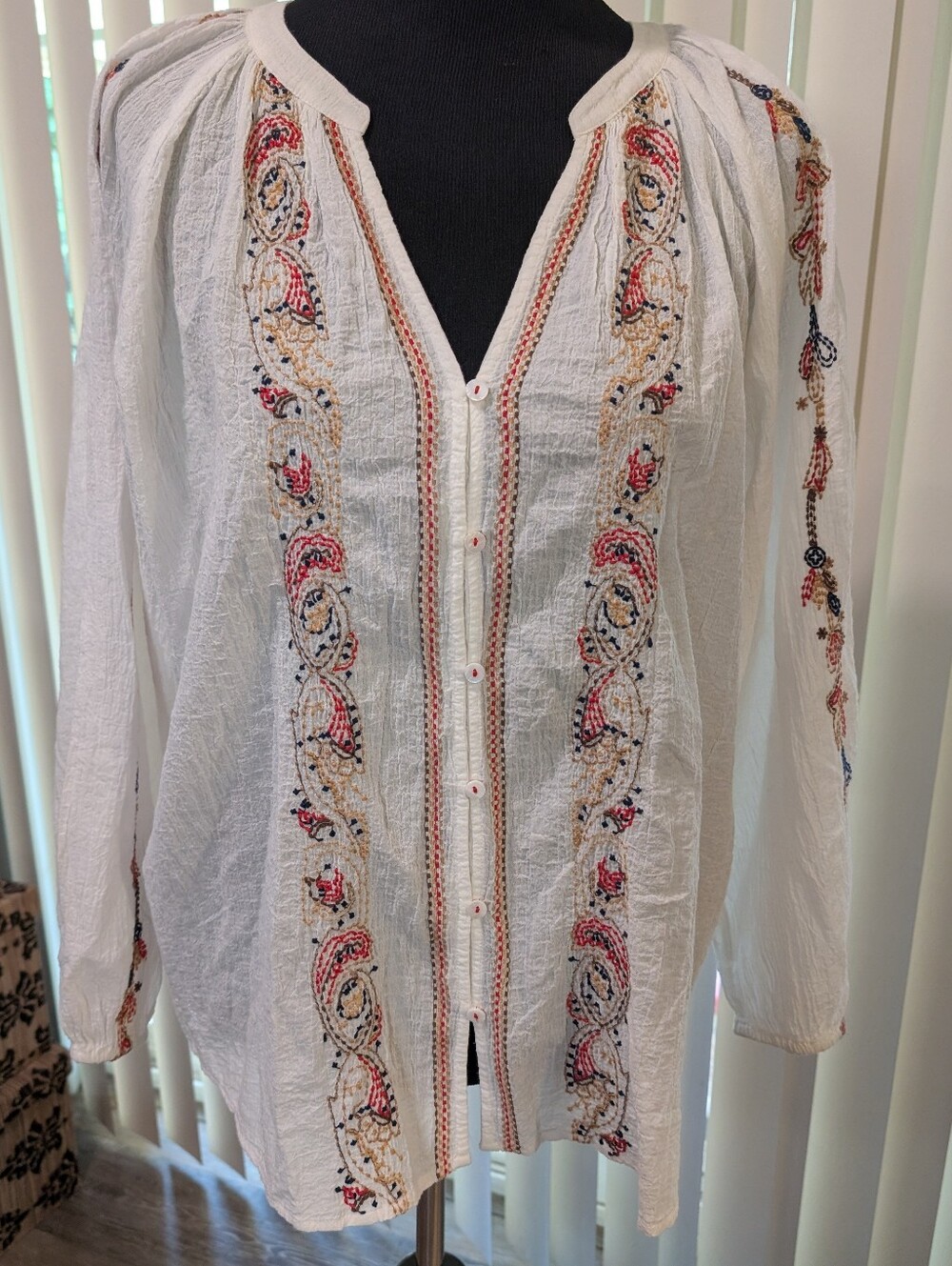 Good Hart Boho Embroidered Top